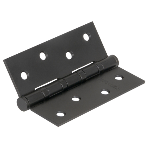 Петля универсальная Фуаро IN4400U BL (4BB 100x75x2,5), цвет черный матовый (гарантия - 2 года)