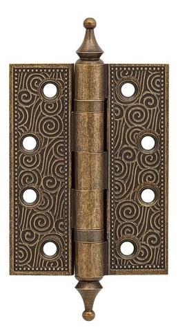 Петля врезная универсальная Армадилло Castillo CL 500-A4 102x76x3,5 OB, цвет бронза античная (гарантия - 5 лет)