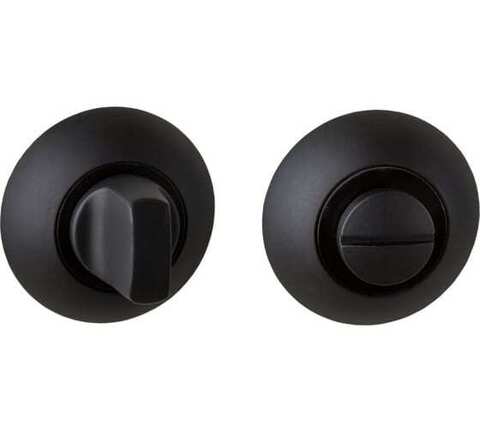 Завертка круг Пуэрто B2B BK AL 08 Black, цвет черный к ручкам B2B 503-08 Black