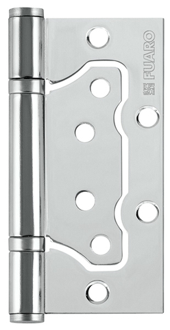 Петля универсальная без врезки Фуаро IN4500W CP (500-2BB 100x2,5), цвет хром (гарантия - 2 года)