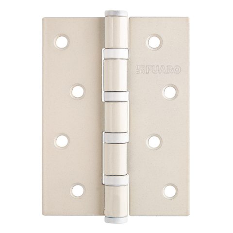 Петля врезная Фуаро IN4400U WH (4BB 100x75x2,5), цвет белый (гарантия - 2 года)