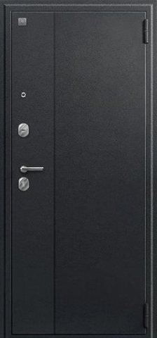 Дверь входная Сезам А-04 (2025) зеркало, 2 замка, 1 мм металл, (черный сатин+темная лиственница) #2