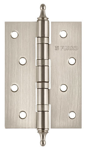 Петля врезная универсальная с колпачком Фуаро IN4400UA-BL SN (4BB/A/BL 100x75x2,5) блистер, цвет никель матовый (гарантия - 2 года)