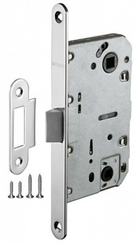 Замок сантехнический пластик Фуаро PLASTIC P96WC-50 CP, цвет хром (гарантия - 12 месяцев)