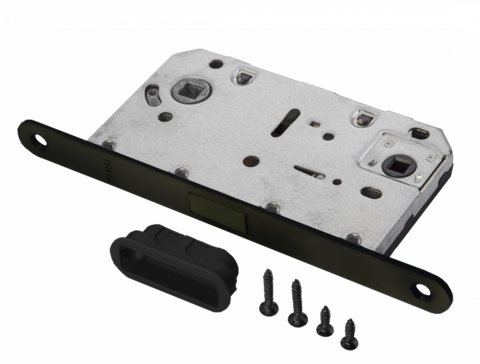Замок сантехнический магнитный Ренц INLBM 5096 pl Black, цвет черный (гарантия - 12 месяцев)