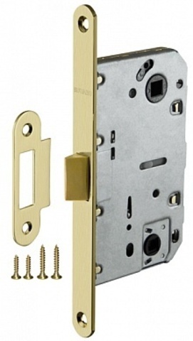 Замок сантехнический пластик Фуаро PLASTIC P96WC-50 SG, цвет золото матовое (гарантия - 12 месяцев)