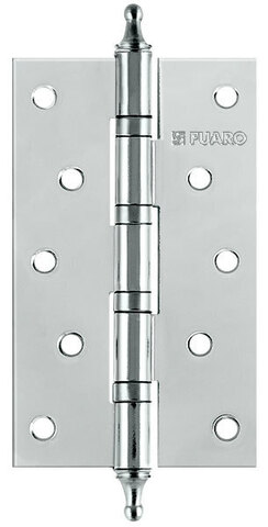Петля врезная универсальная с колпачком Фуаро IN5400UA-BL CP (4BB/A/BL 125x75x2,5) блистер, цвет хром (гарантия - 2 года)